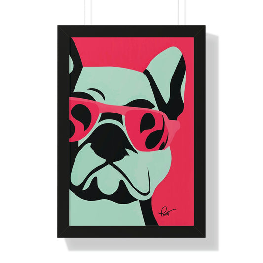Fantastic French Bulldog Pop Wall Art (Framed) - LIMITED EDITION